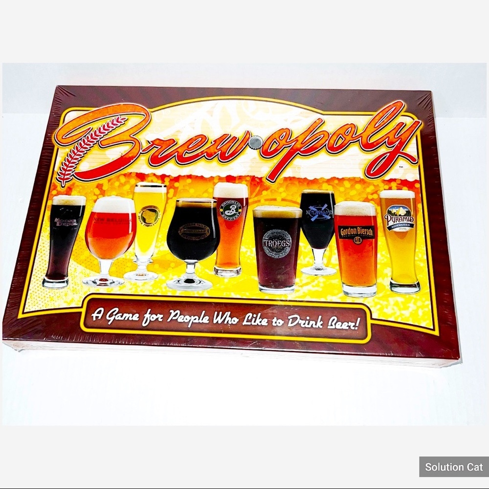 New Sealed Brew-Opoly Monopoly Board Game